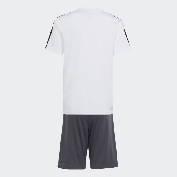 White Train Essentials AEROREADY 3-Stripes Regular-Fit Training Set