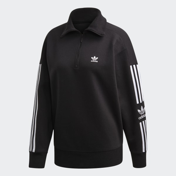 adidas women's half zip sweatshirt