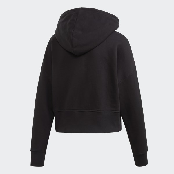 buzo negro liso mujer