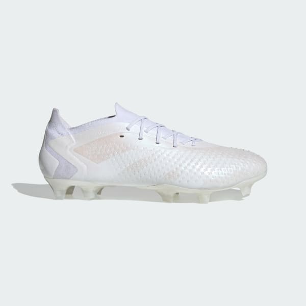 Hvit Predator Accuracy.1 Low Firm Ground Fotballsko