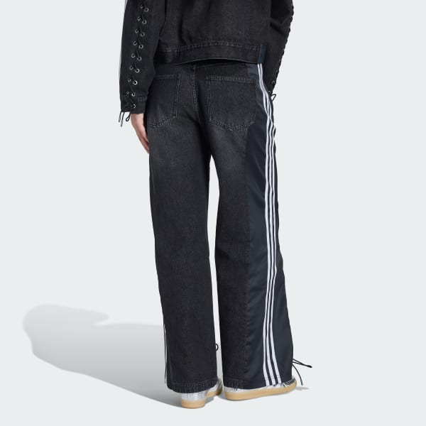 Siyah ADIDAS ORIGINALS DENIM BAĞCIKLI PANTOLON
