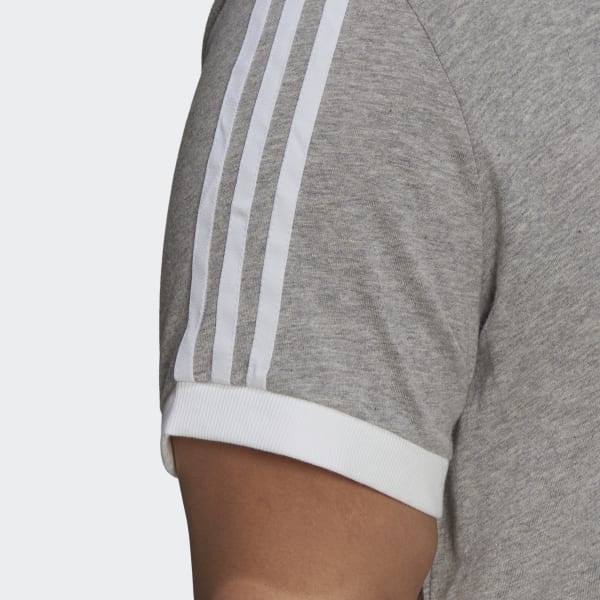 Grey Adicolor Classics 3-Stripes T-Shirt (Plus Size) 28250