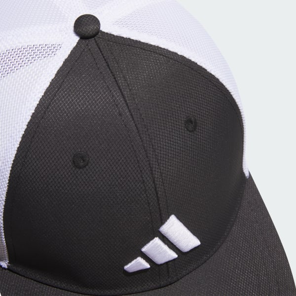 ブラック 【ゴルフ】サイドロゴ メッシュキャップ