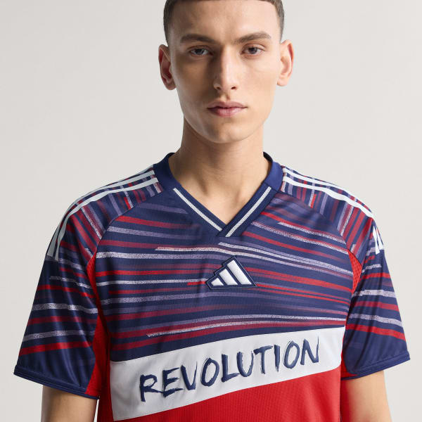 Orange Maillot Third Revolution Nouvelle-Angleterre Authentique 25/26