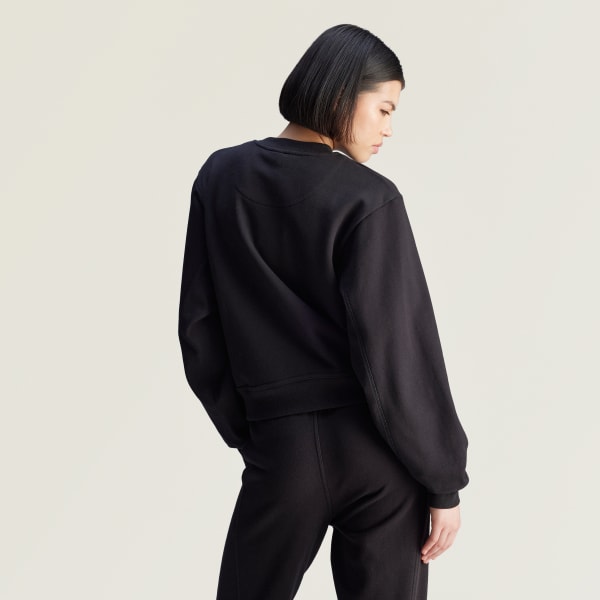 Nero Felpa adidas by Stella McCartney Regular