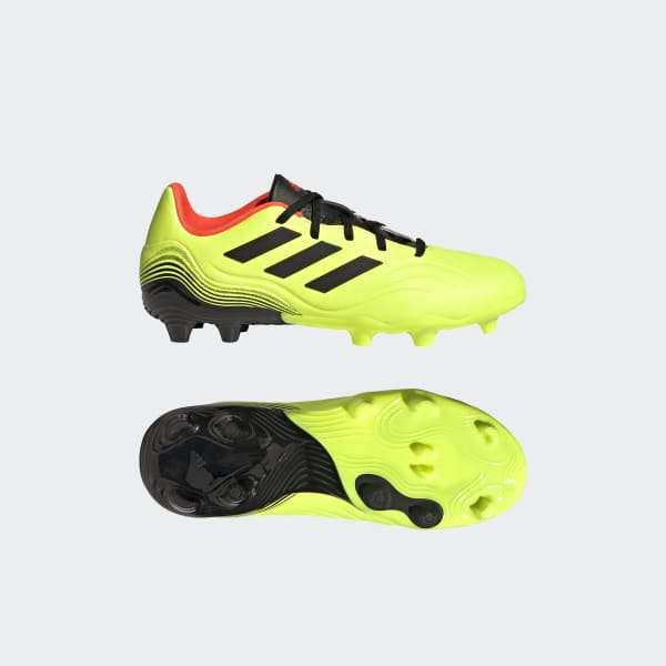 Yellow Copa Sense.3 Firm Ground Boots