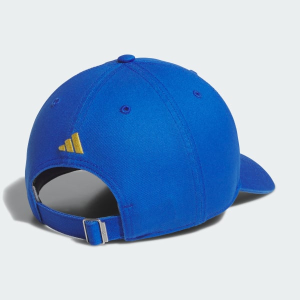 adidas Boston Marathon 2026 Relaxed Strapback Hat - Blue | Free