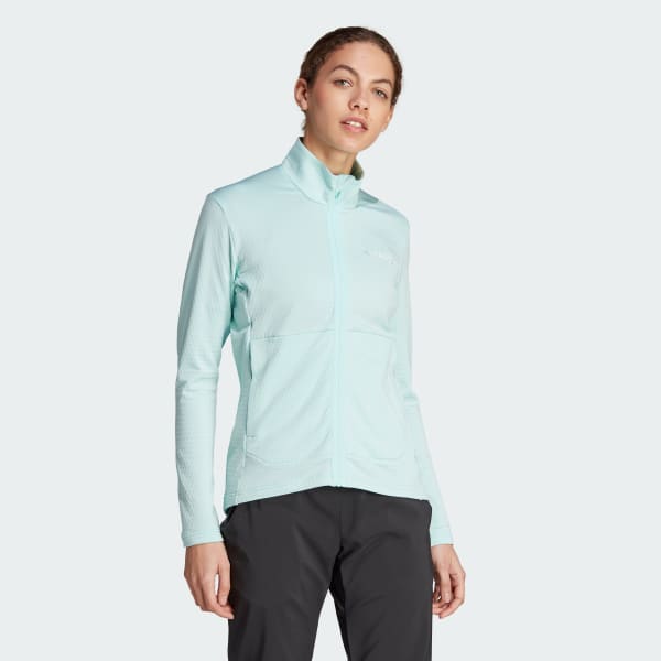 Turquesa Chaqueta Terrex Multi Light Cierre Frontal Felpa