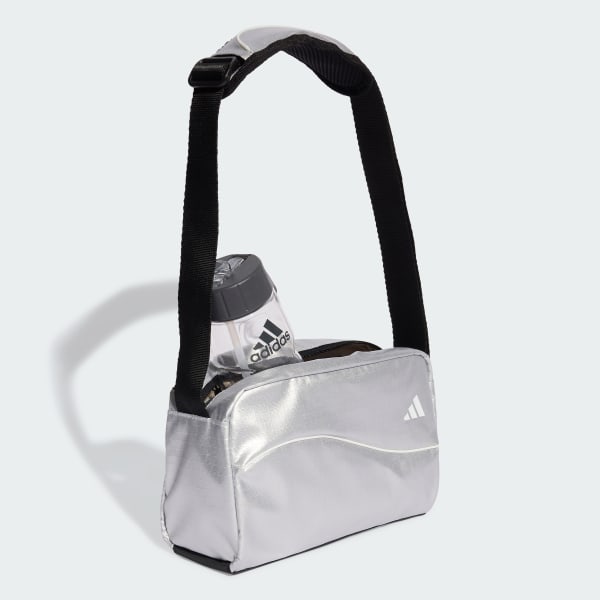 Silver adidas Glow Mini Duffel