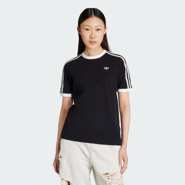 adidas Originals Ruffle 3-Stripes Tee - White | adidas Australia