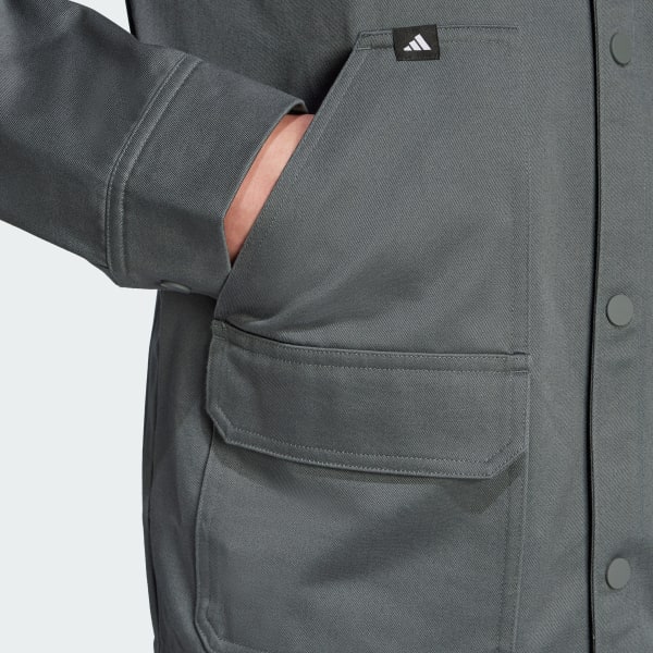 adidas Trackstand Utility Cycling Jacket - Grey | Free