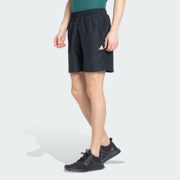 Black WOVEN SHORTS