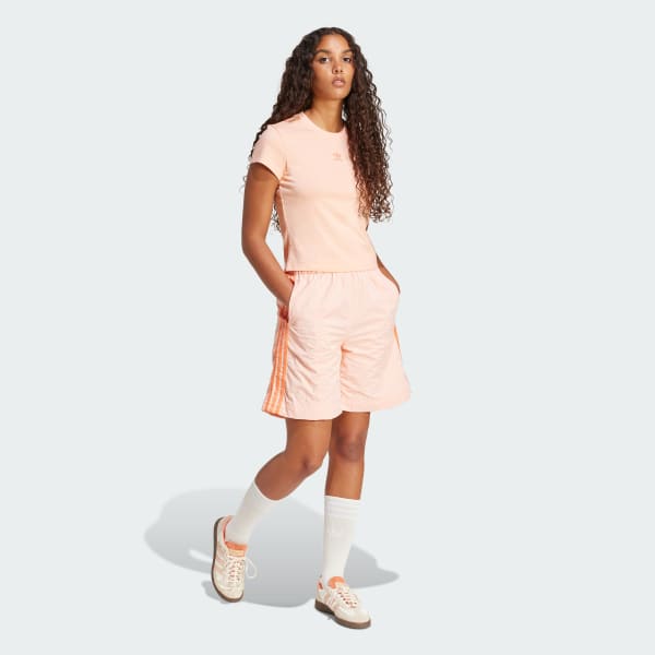 Ροζ Essentials Slim Tee