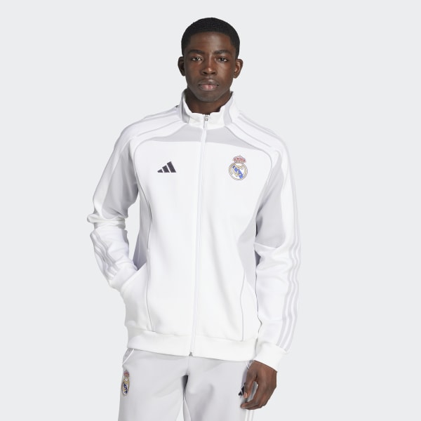 adidas Real Madrid UBP Doubleknit Track Top - White | Free