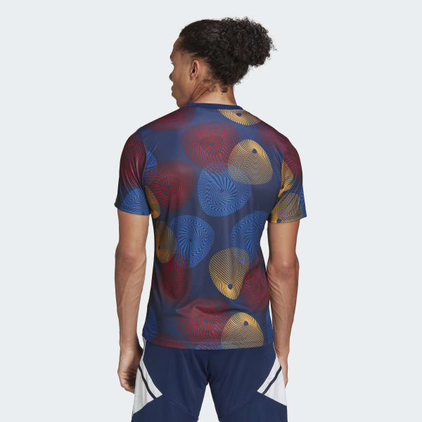 Azul Camisola de Aquecimento da Espanha UW624