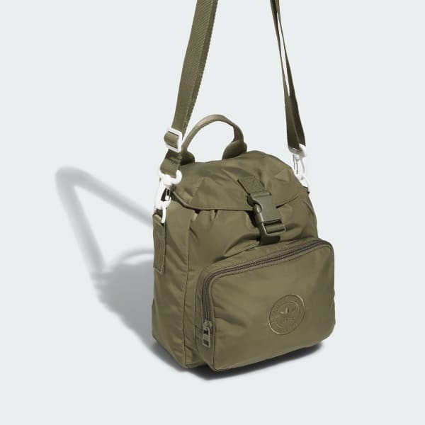 adidas Originals Micro 3 Mini Backpack - Green | Free