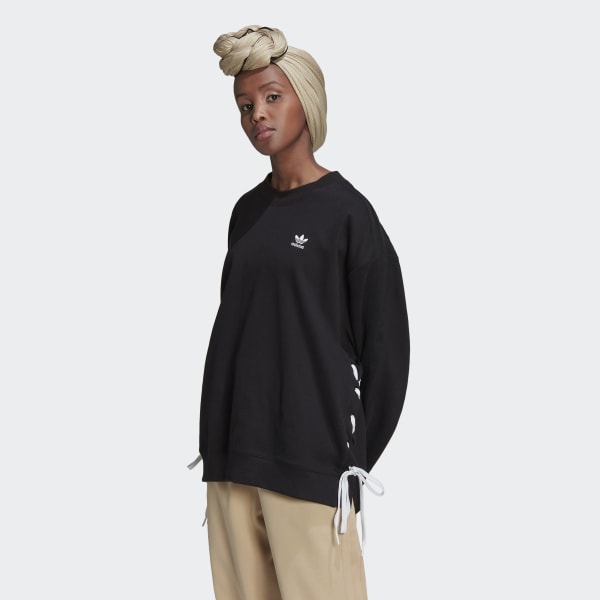 Mordrin Exclusivo Mamá adidas Always Original Laced Crew Sweatshirt - Black | Women's Lifestyle |  adidas US