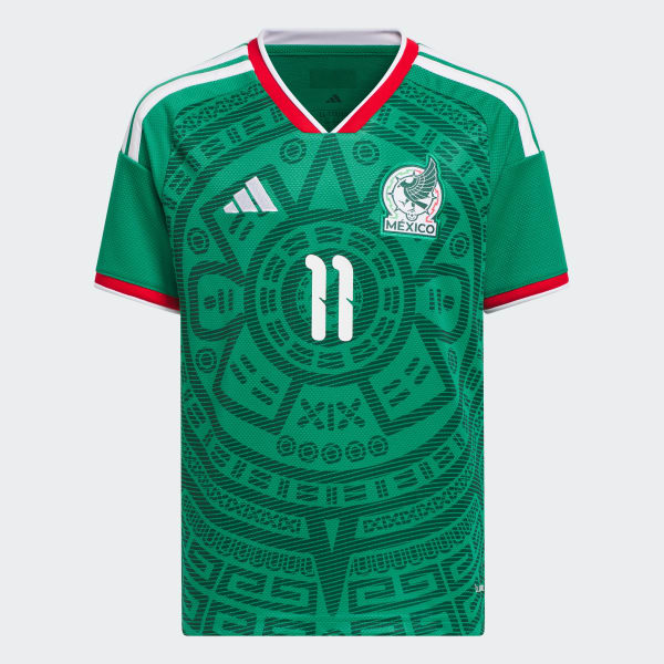 adidas Mexico 26 Home Gimenez Kids Jersey - Green | Free Shipping