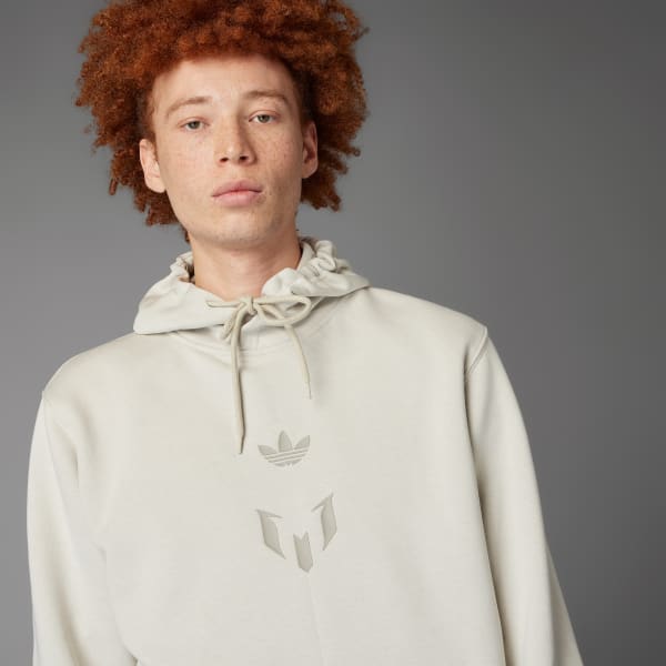 Beige Polera con Capucha Messi