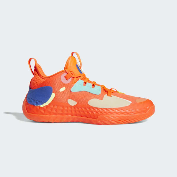 blue and orange adidas shoes