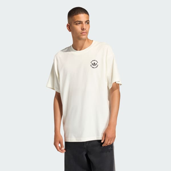 White CAMEL TREFFY GRAPHIC T-Shirt
