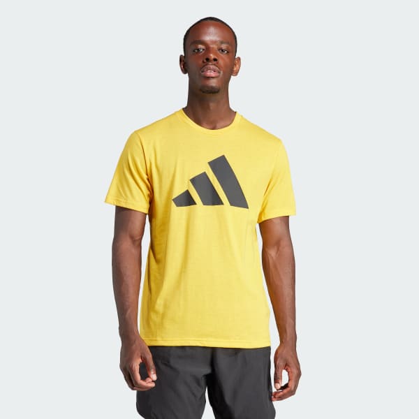 Polera de Entrenamiento Train Essentials Feelready Logo Amarillo adidas adidas Chile