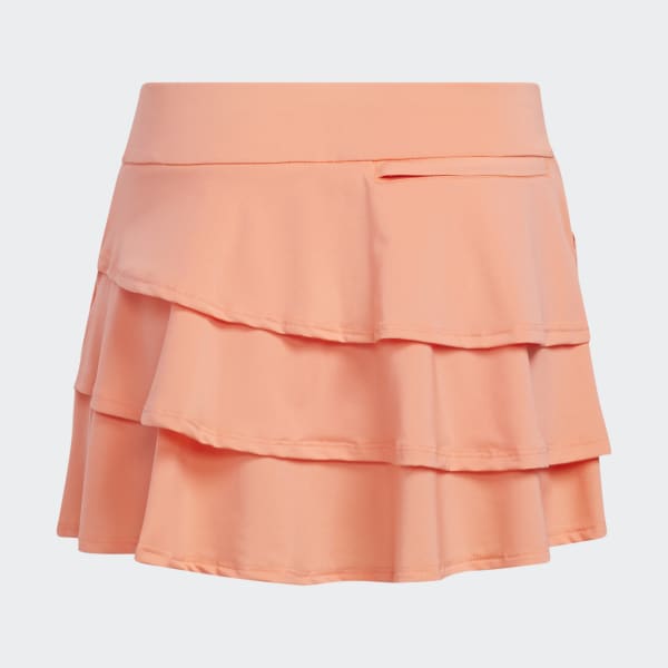 oranzová Šortková sukňa Ruffled