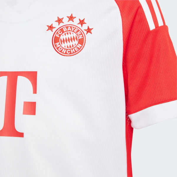 Blanco Jersey Uniforme Local FC Bayern 23/24 Niños
