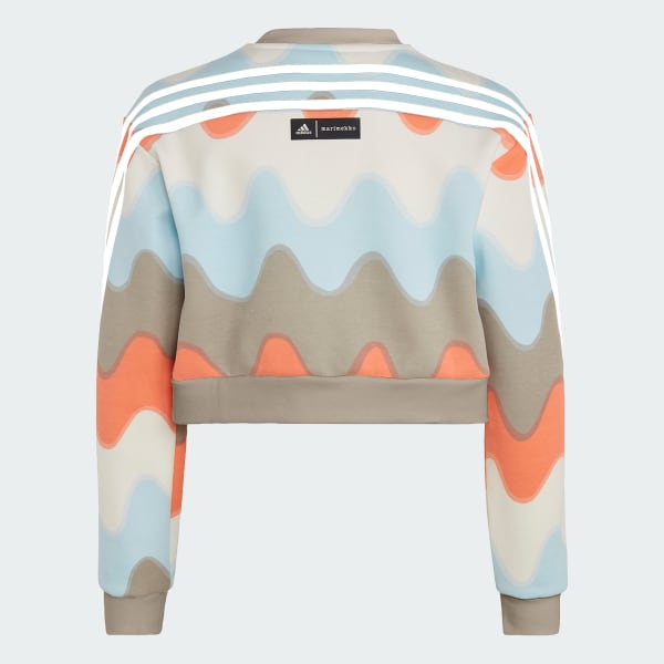 adidas x Marimekko Allover Print Cotton Sweatshirt | Kids' | adidas US