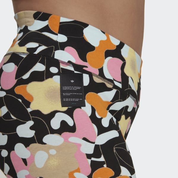 Multicolour High-Waisted Leggings (Plus Size) ETW33