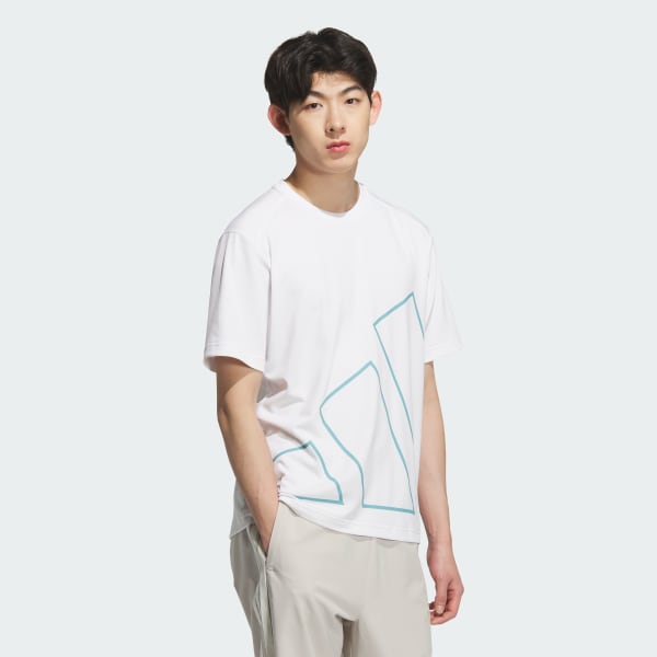 ホワイト マストハブ レギュラーフィット ビッグロゴ半袖Tシャツ