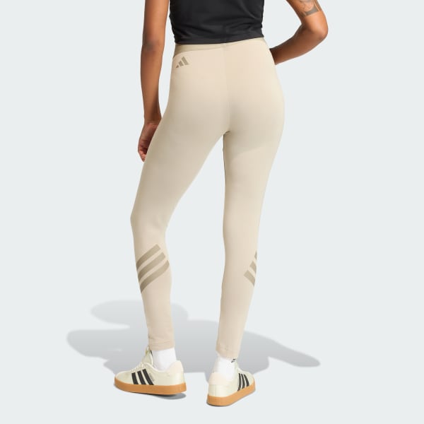 Brown Future Icons 3-Stripes Leggings