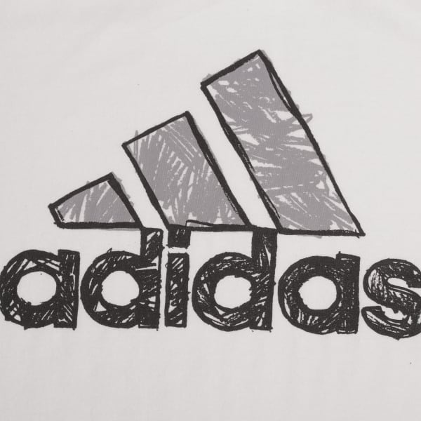 Blanco Camiseta Graphic Badge of Sport Skate