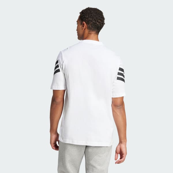 Beyaz Future Icons 3-Stripes Tişört