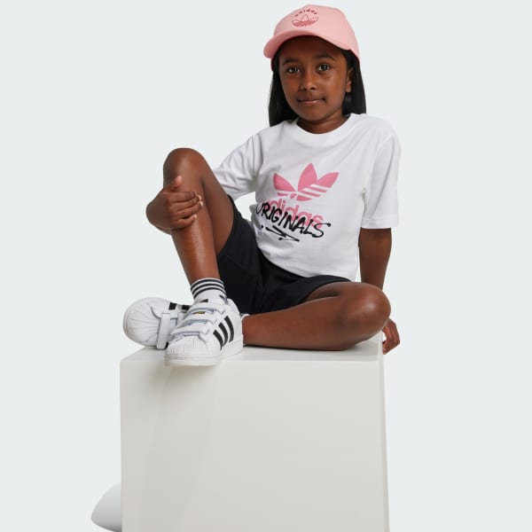 White Graphic Tee Kids