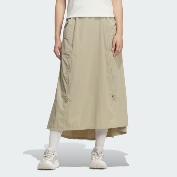 Brown 엑스플로릭 윈드브레이커 스커트