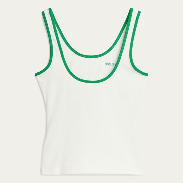 adidas sporty & rich タンクトップ ホワイト adidas Originals x Sporty & Rich Women's Tank Top White