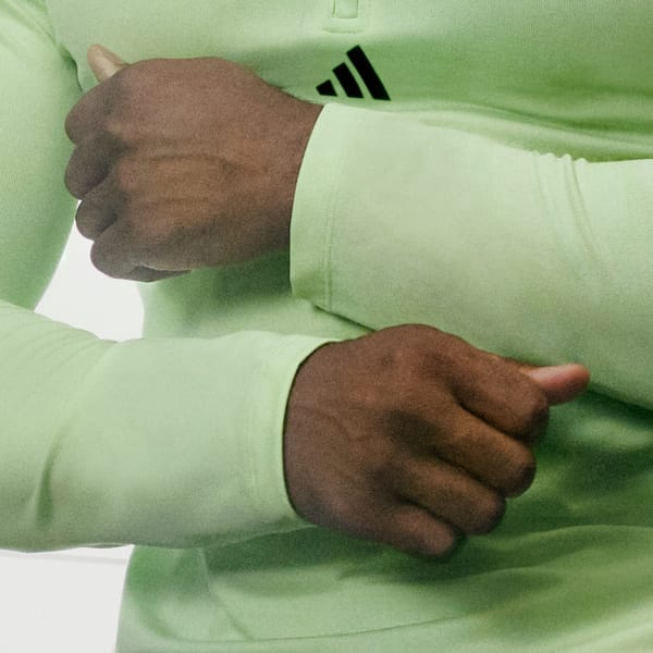 Verde Giacca da allenamento Workout Quarter-Zip