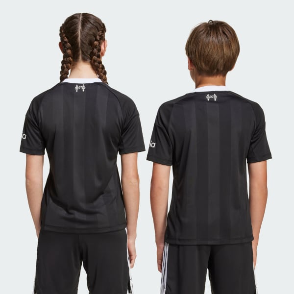 สีดำ เสื้อผู้รักษาประตูชุดที่สาม Liverpool FC 25/26 สำหรับเด็ก