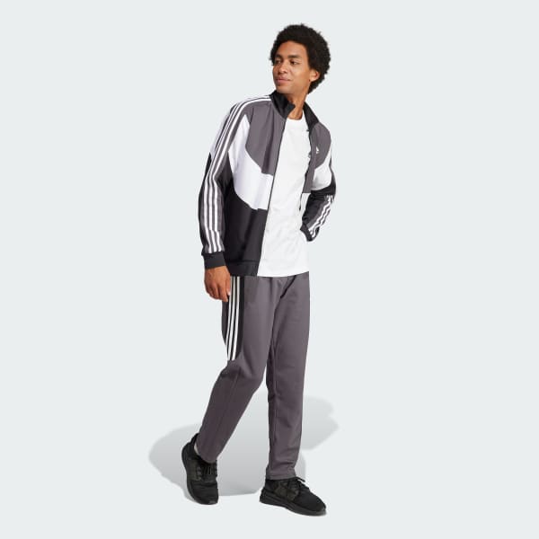 adidas Colorblock Tracksuit Black adidas UK
