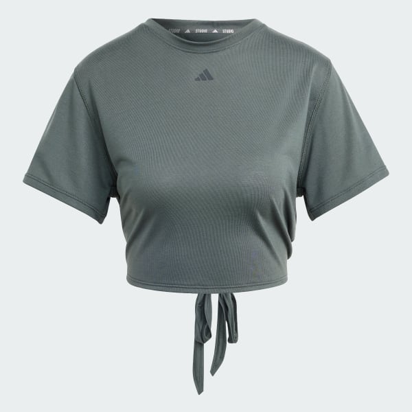 Grey Yoga Studio Wrapped Tee
