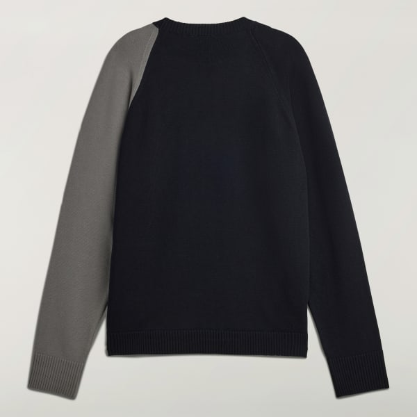 adidas Y-3 Logo Knit Crew - Black | Free Shipping with adiClub