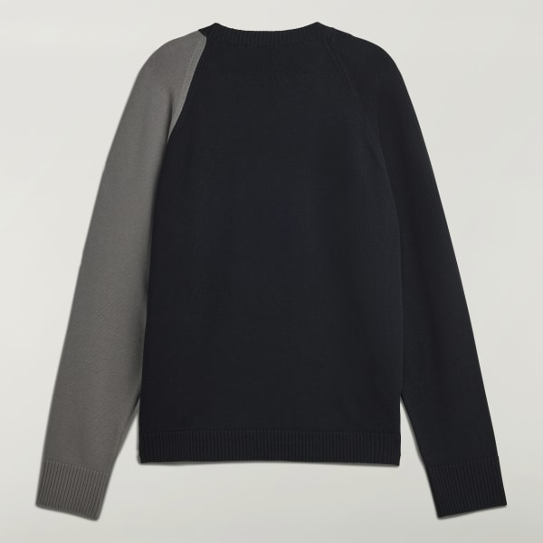 adidas Y-3 Logo Knit Crew - Black | Free Shipping with adiClub