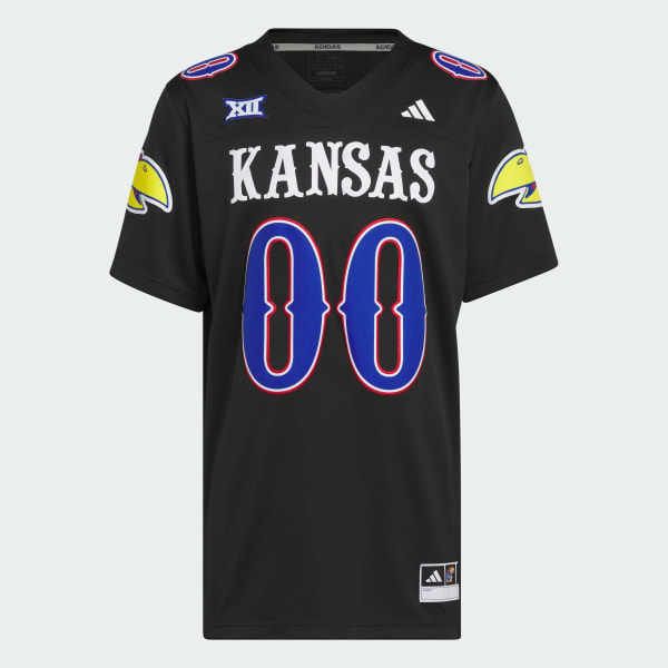adidas Kansas Jayhawks Premier Black Alternate Football