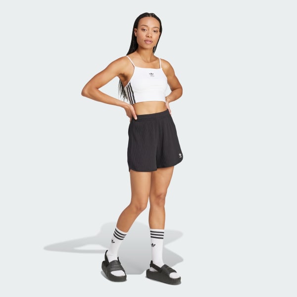 Preto Shorts Sprinter Wide Rib Essentials