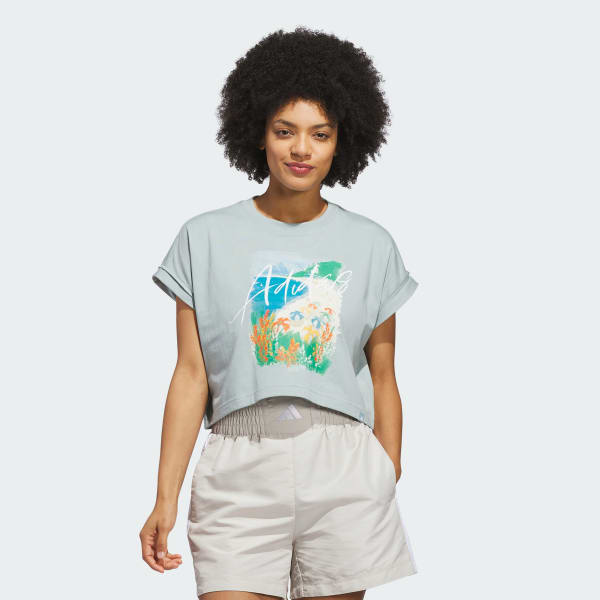 Verde T-SHIRT GRAFICA SUMMER ROMANCE