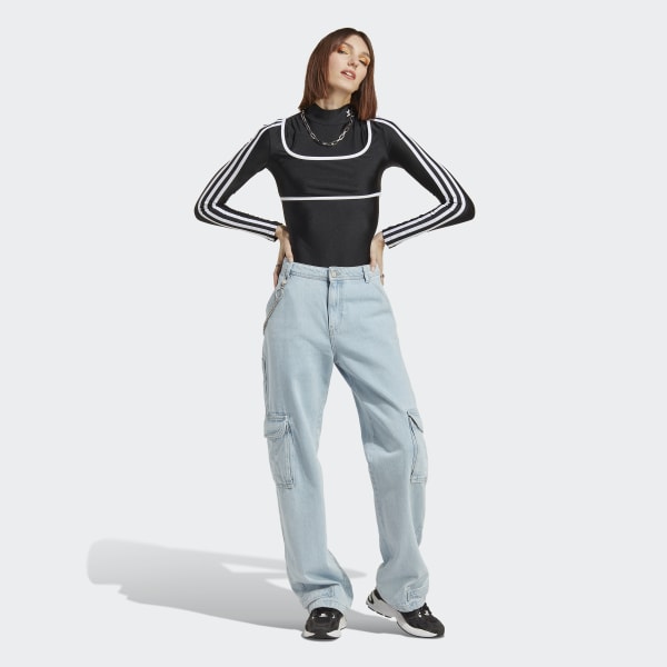adidas Long Sleeve Bodysuit Black adidas Thailand