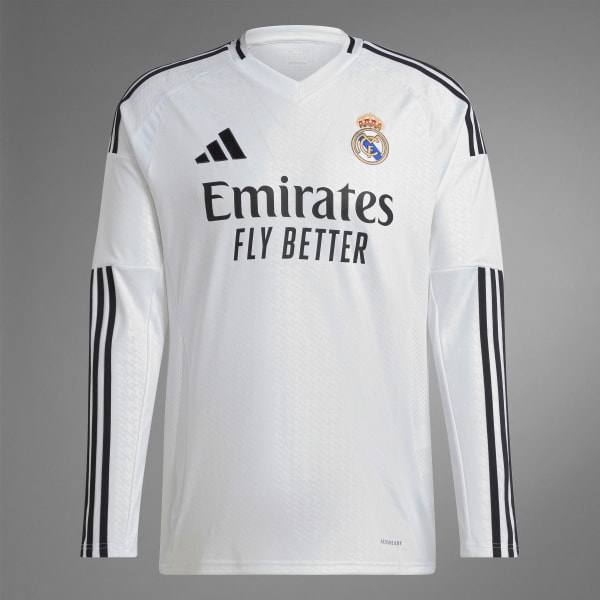 Real Madrid 24 25 Long Sleeve Home Jersey