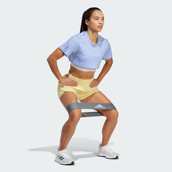 Azul Polo Corto All Gym Seasonal Rib 3 Tiras