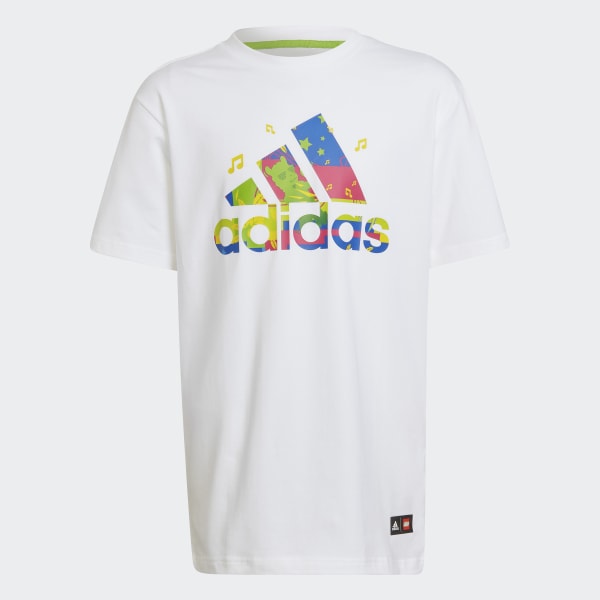 Bialy adidas x LEGO® VIDIYO™ Tee